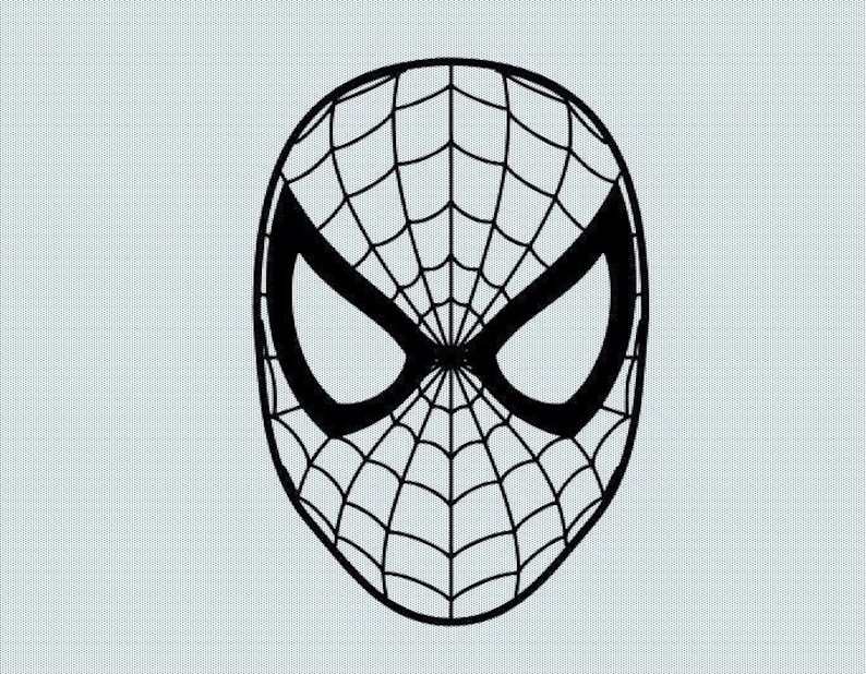 spider man head pattern