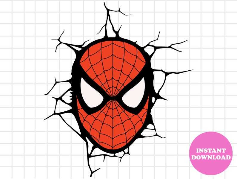 Spiderman Logo SVG, Png, PSD, EPS, Cut Files, Layered, Cricut, Card Making,  Scrapbooking, Card Making, Paper Crafts, Clipart 