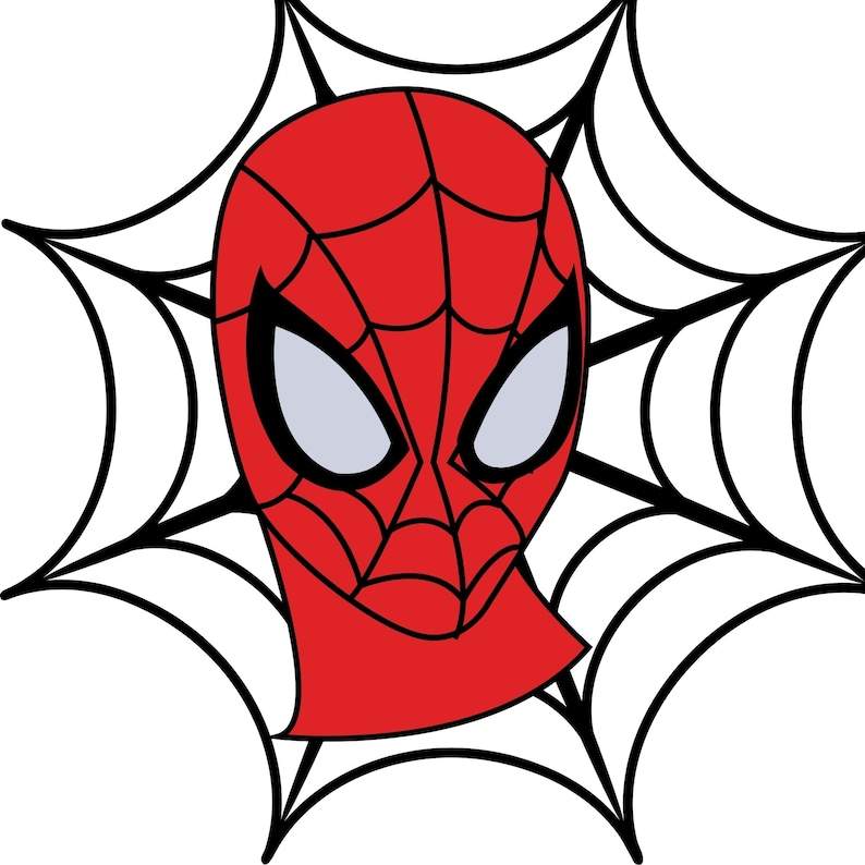 Layered Spiderman With Mask SVG, Digital Download for Circuit and  Silhouette, PDF, EPS, .png, .dfx, Perfect for Clothing, Water Bottles. 