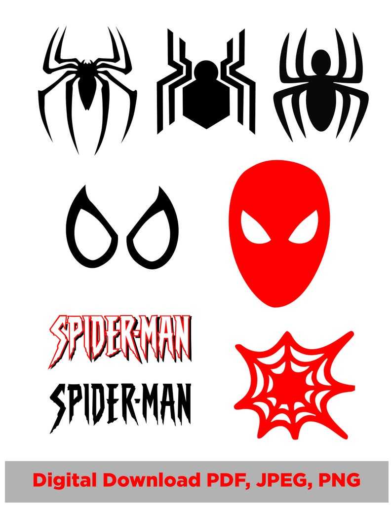 spiderman logo pumpkin template