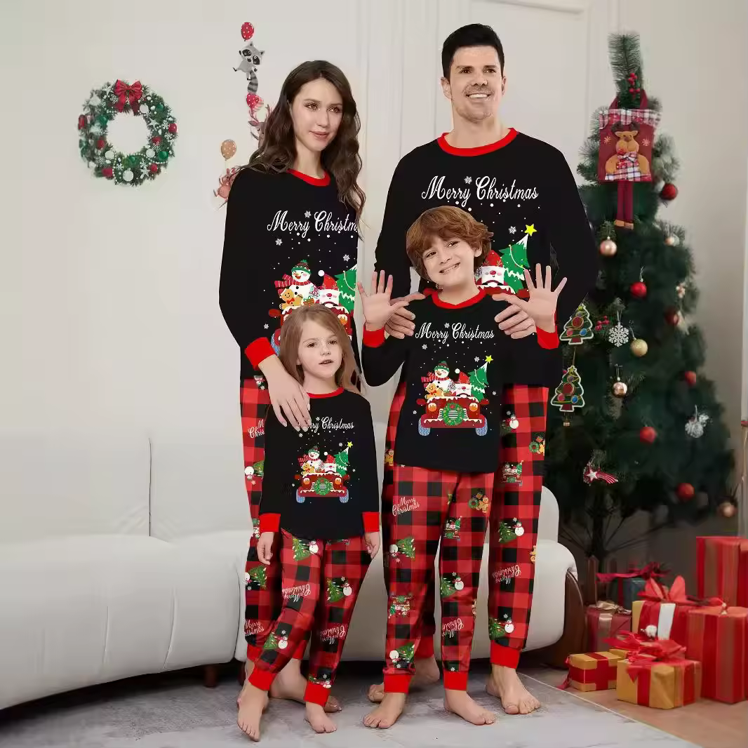 Christmas family suit New Year family suit Adult children family clothing