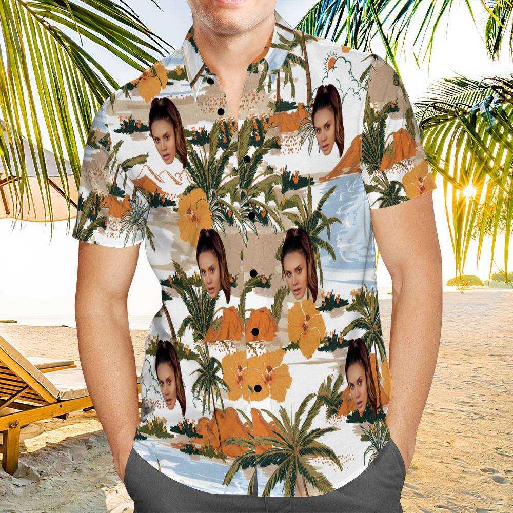 Royalty Family Hawaiian Shirt Custom Photo Hawaiian Shirt Beach Pattern Hawaiian Shirt
