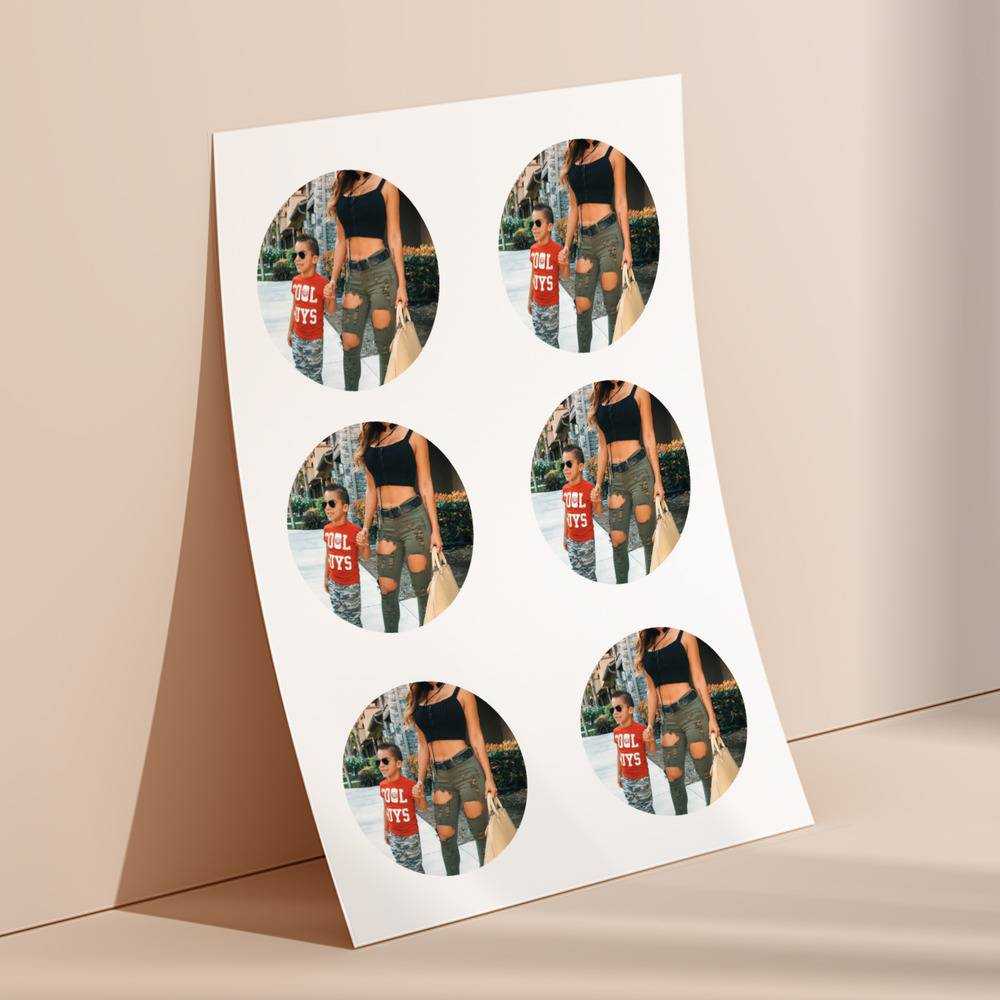 Royalty Family round stickers decorative stickers gift for fans Andrea And Ferran