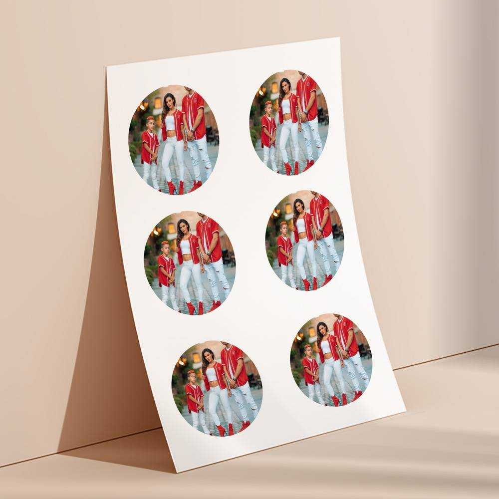 Royalty Family round stickers decorative stickers gift for fans Royalty Family Photo