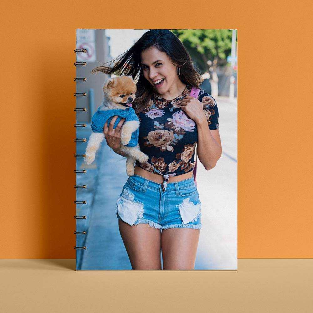 Royalty Family Spiral Bound Notebook Journal Diary Gift for Fans Andrea Photo Notebook
