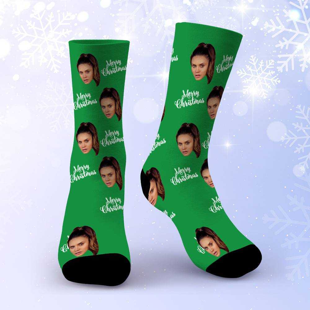 Royalty Family Socks Custom Photo Socks Christmas Socks Merry Christmas Gift