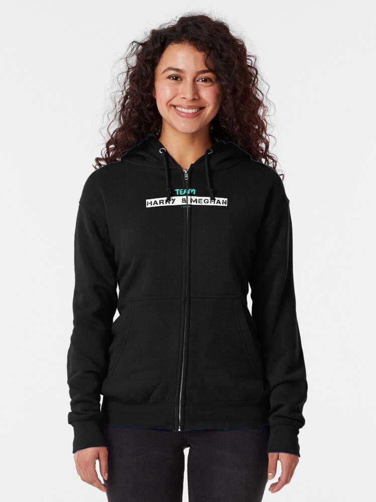 Team Harry Meghan Zipped Hoodie Royalty Family Hoodie Hoodie Royalty Family Merch Unisex Hoodie for Gift