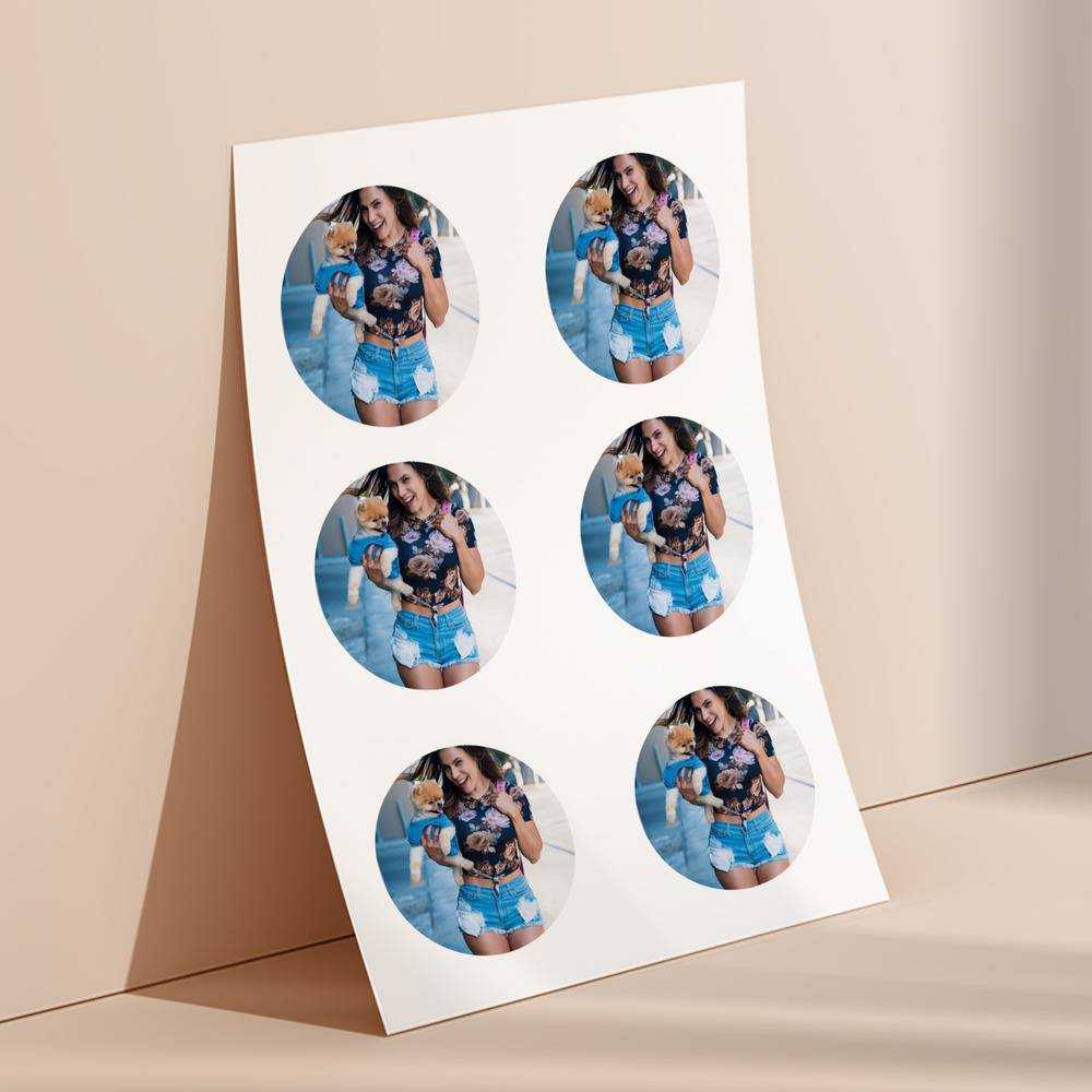 Royalty Family round stickers decorative stickers gift for fans Andrea Photo