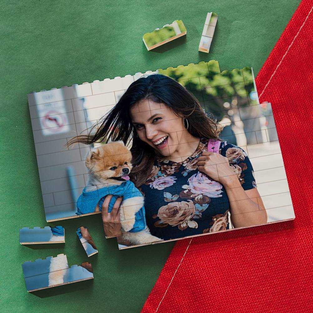 Royalty Family Merch Building Blocks Gift for Fans Andrea Photo Building Blocks