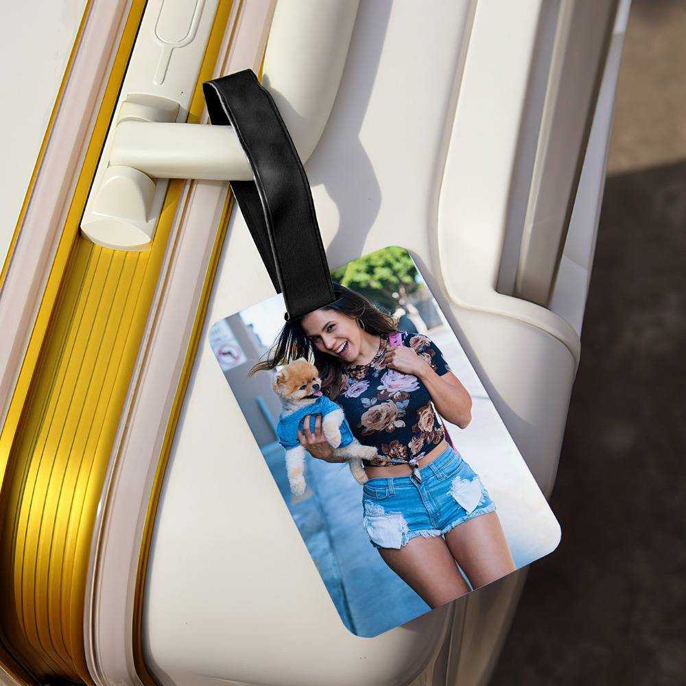 Royalty Family Luggage Tag Classic Celebrity Luggage Tag Andrea Photo by Royalty Family Luggage Tag