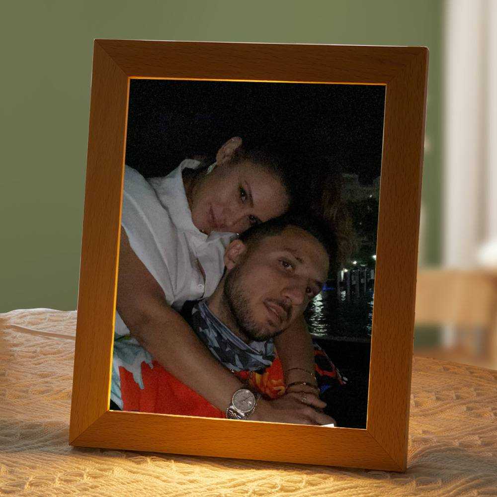 Royalty Family Lamp Classic Celebrity Night Light King Ali by Royalty Family Lamp with Wooden Frame