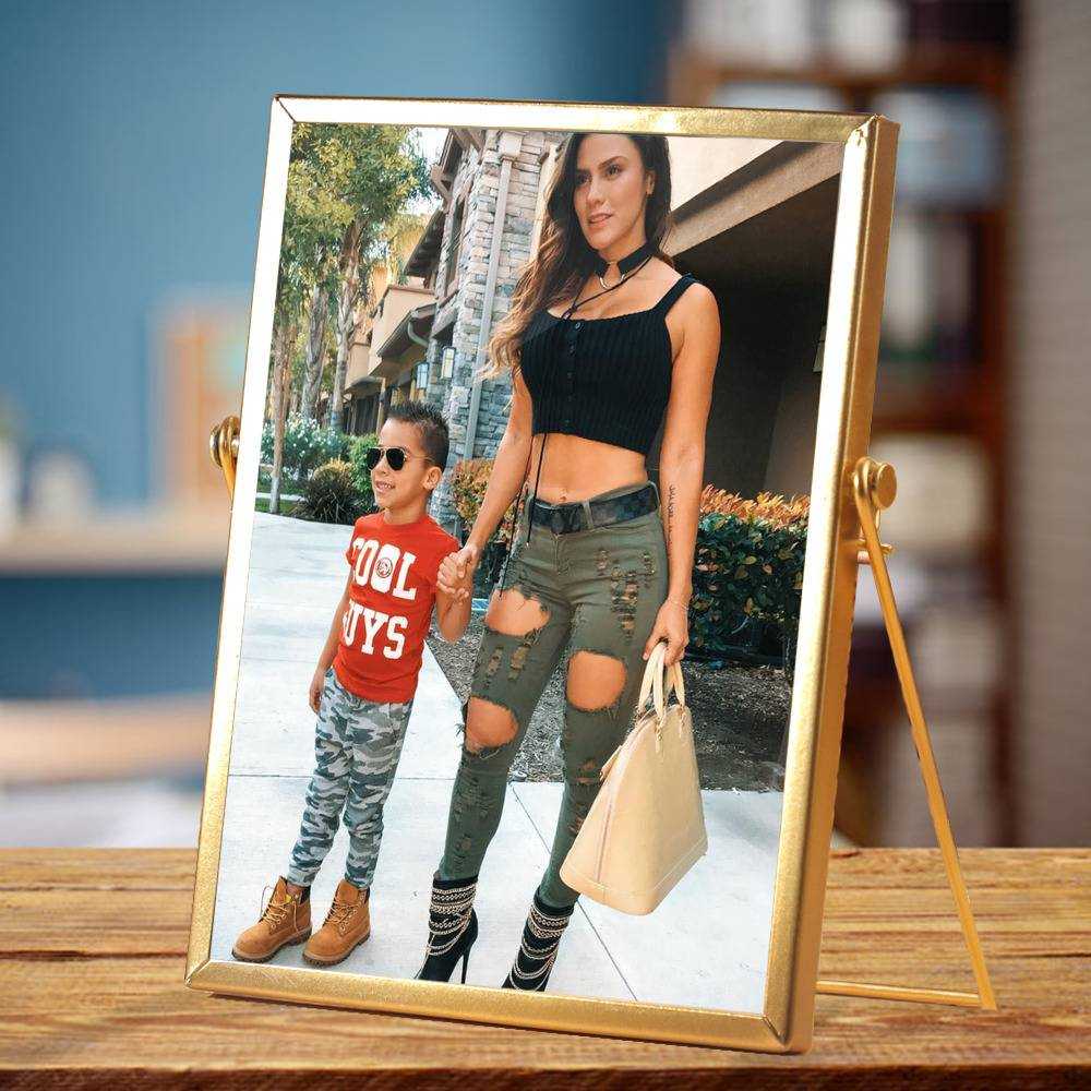 Royalty Family Plaque Classic Celebrity Plaque Andrea And Ferran by Royalty Family Plaque with Golden Frame