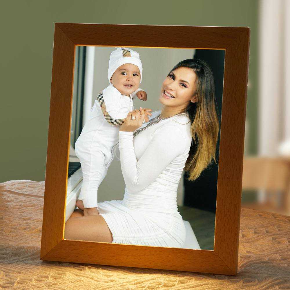Royalty Family Lamp Classic Celebrity Night Light Prince M And Milan by Royalty Family Lamp with Wooden Frame
