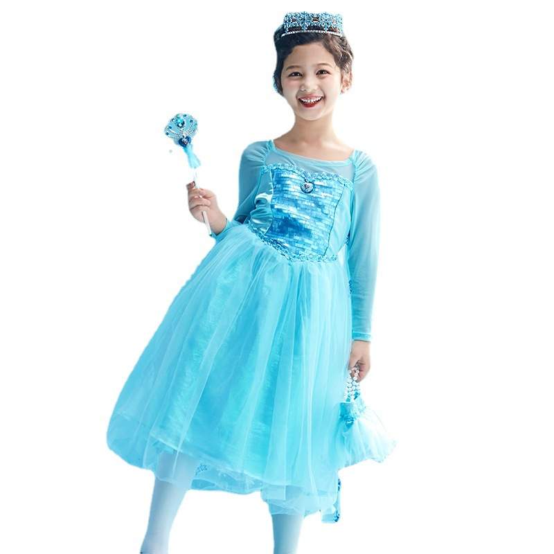 Girl Elsa Costume, Kids Girl Elsa Costume 