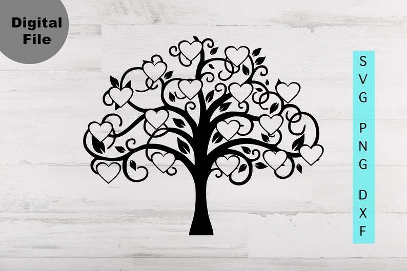 Family Tree Svg Cut File, Family Tree 15-25 members bundle SVG Files#3