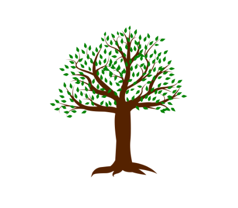Family Tree Svg Free, Spring Tree With Leaves Free SVG File