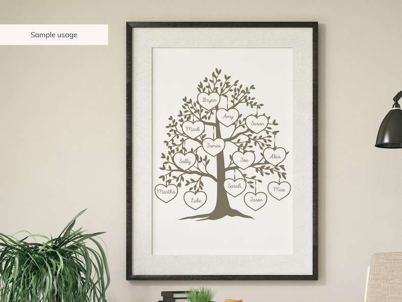 Family Tree Svg Cut File, Family Tree svg#7