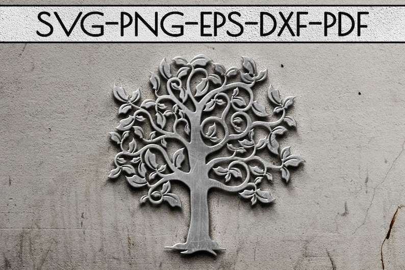 Family Tree Svg, Family Tree Papercut Template