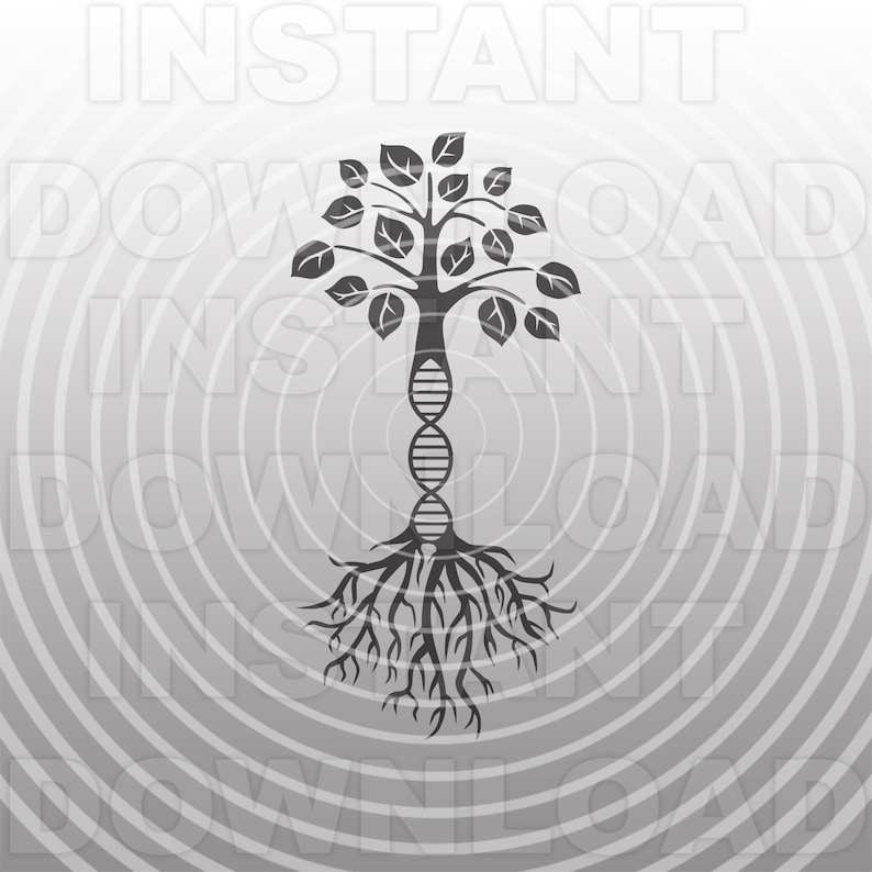 Family Tree Svg, DNA Tree of Life SVG