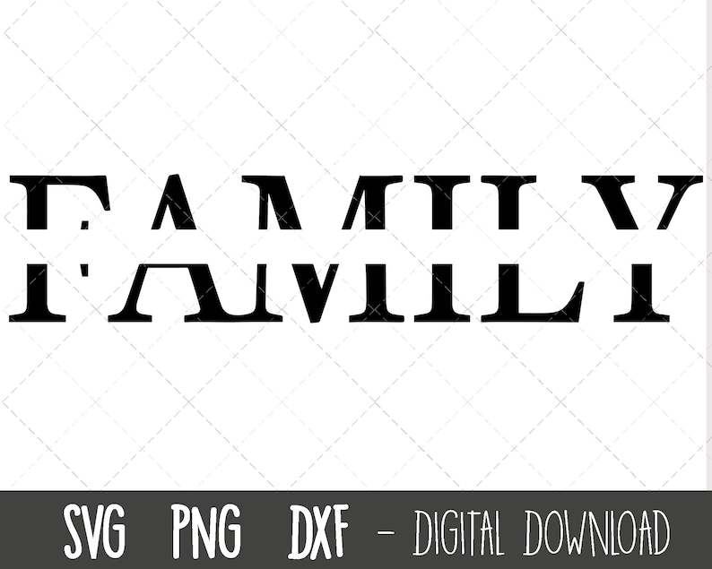 Family Tree Svg With Names, Family Split Name Frame Svg Family Clipart Family Cut File