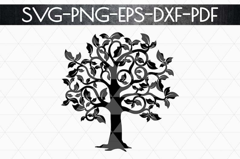 Family Tree Svg, Family Tree Papercut Template#4