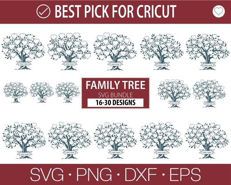 Family Tree Svg With Names, Family Tree Svg Bundle#3