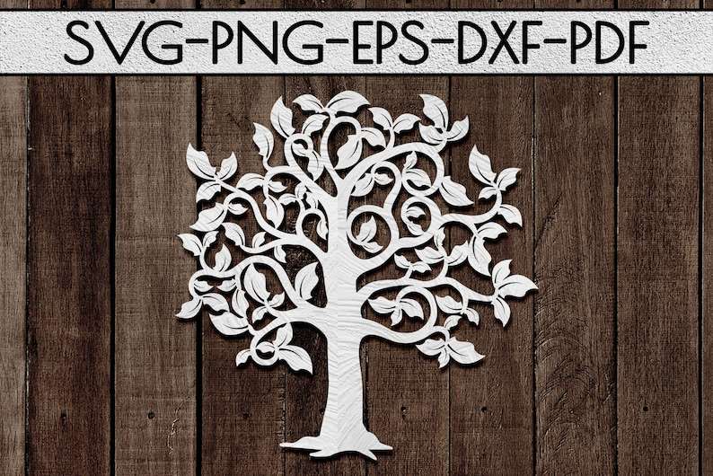 Family Tree Svg, Family Tree Papercut Template