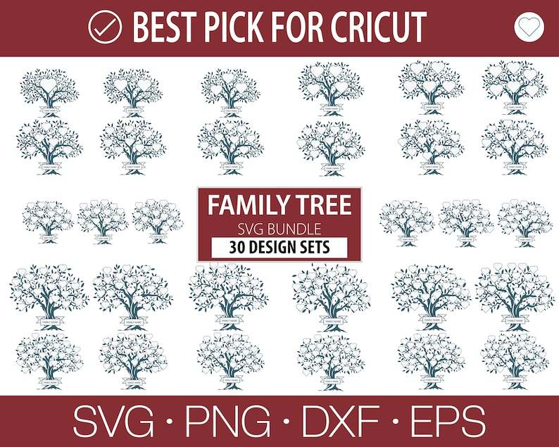 Family Tree Svg With Names, Family Tree Svg Bundle