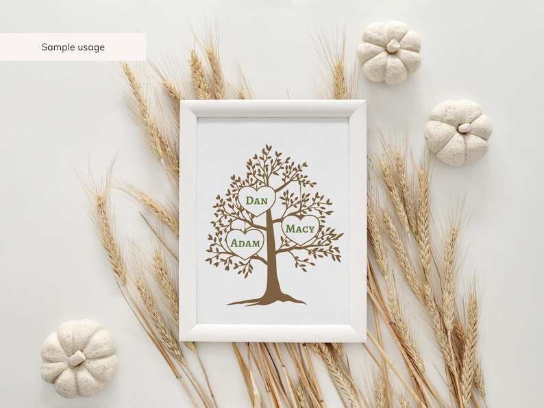 Family Tree Svg Cut File, Family Tree svg#6