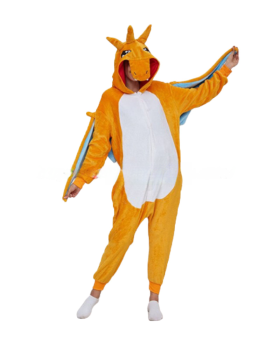 Charizard Costume Pokemon Charizard Onesie Jumpsuit Halloween