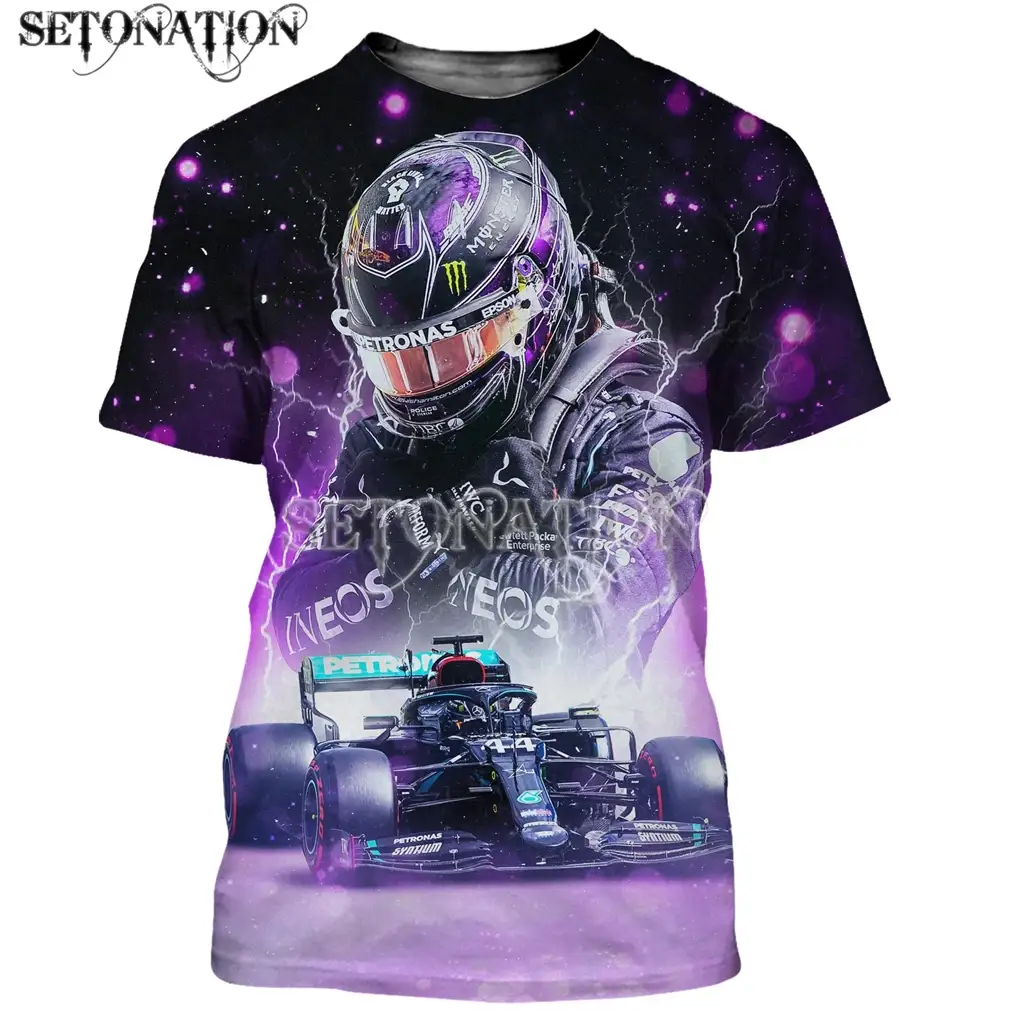 Lewis-Hamilton men women New fashion cool 3D printed t-shirts 