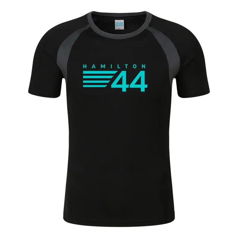 2023 New F1 Driver Lewis Hamilton Digital 44 Logo Shirt