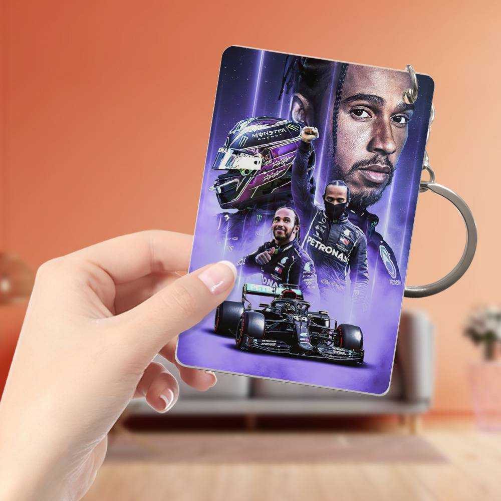 Lewis Hamilton Keychain Record 92nd Win F1 by Lewis Hamilton Keychain