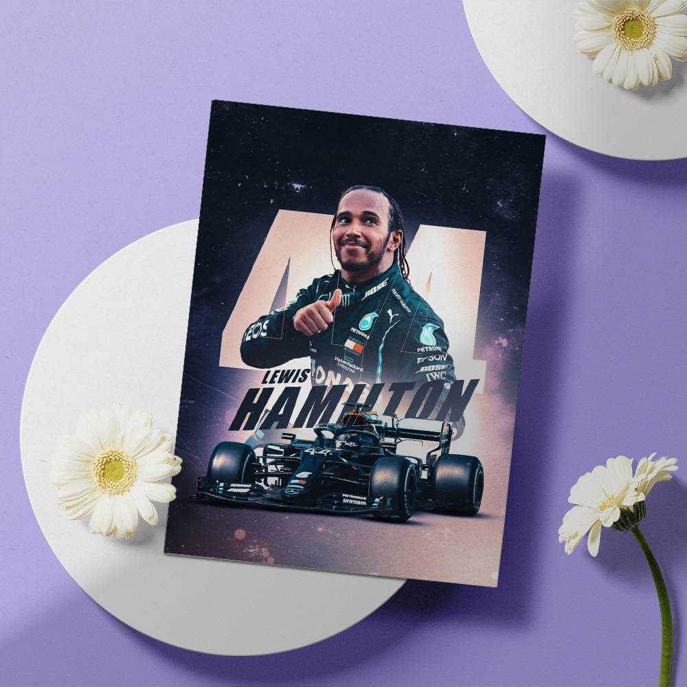 Lewis Hamilton Greeting Card TuscanGP Winner Greeting Card