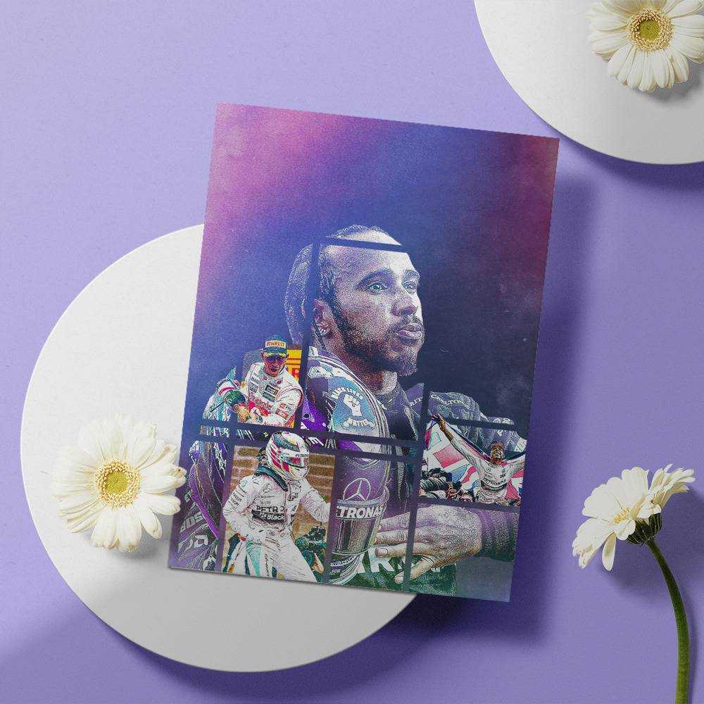 Lewis Hamilton Greeting Card RECORD 92 RACE WINS Greeting Card