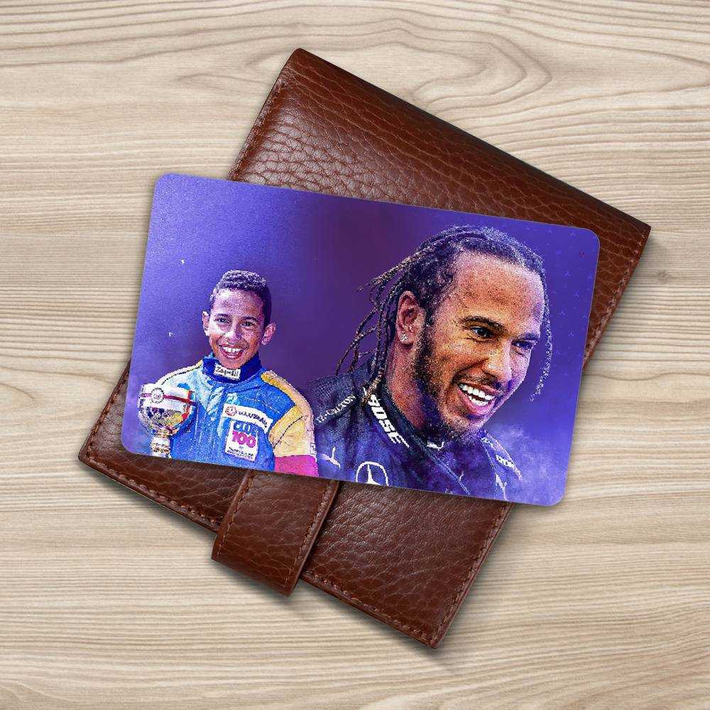Lewis Hamilton Wallet Card Hamilton F1 Championship 2020 Wallet Insert Card