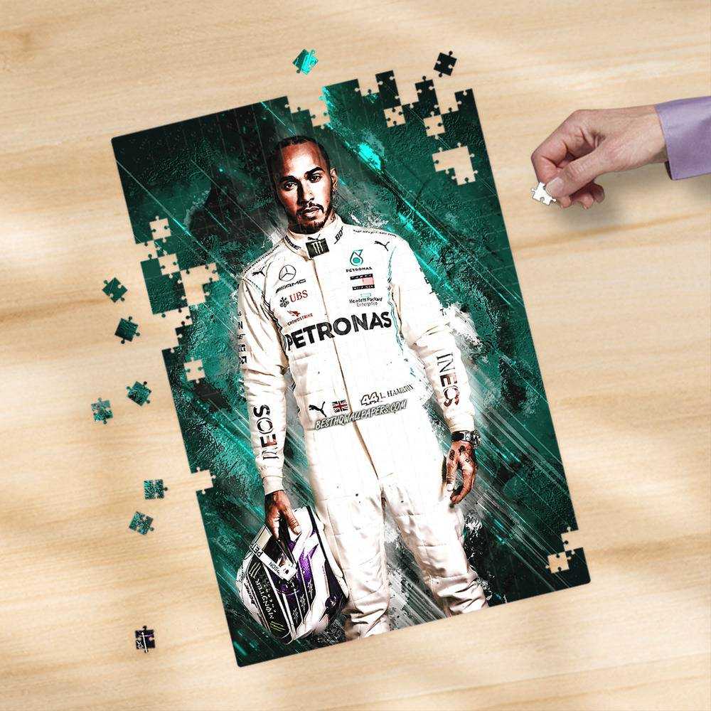 Lewis Hamilton Puzzle F1 Racing Driver Puzzle