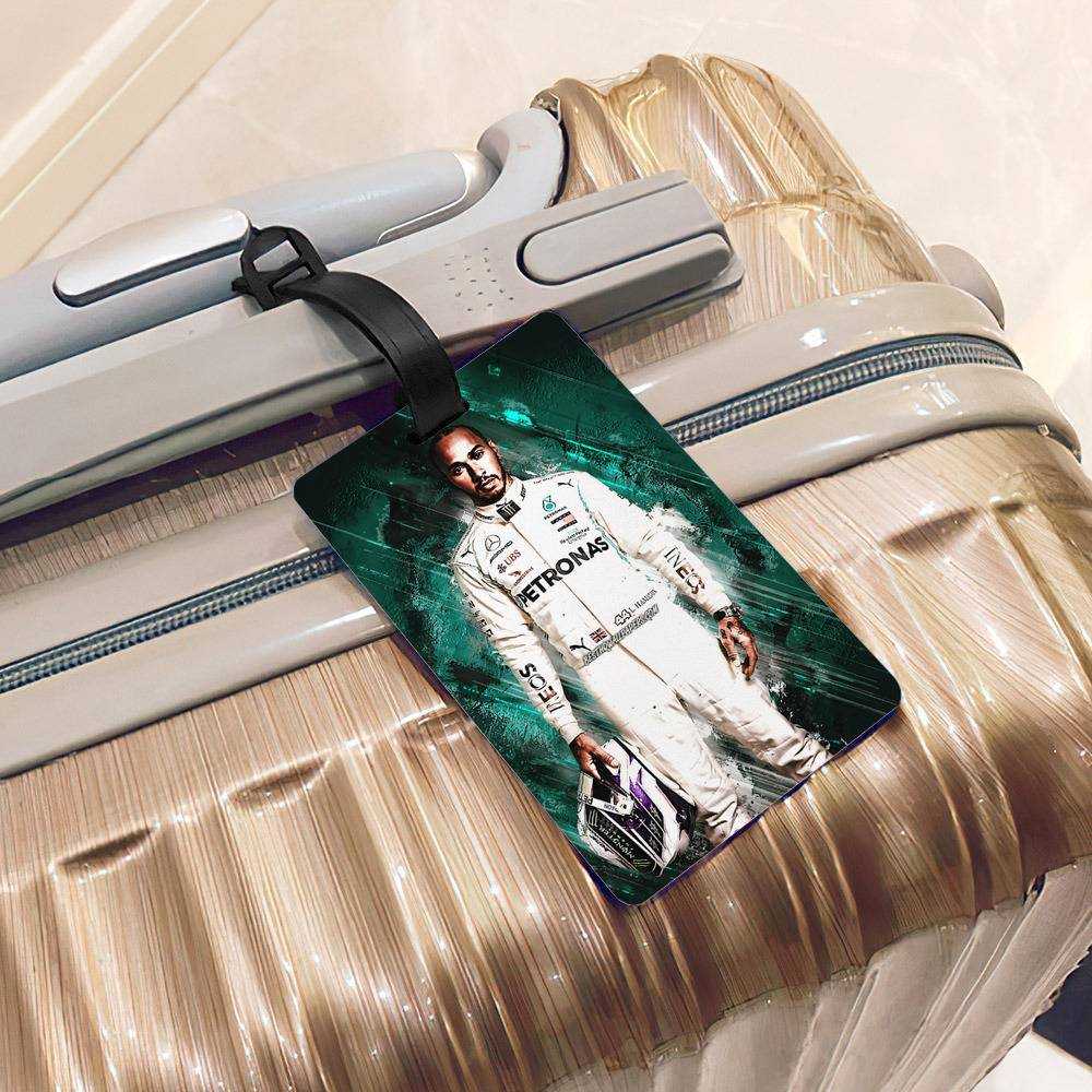 Lewis Hamilton Luggage Tag F1 Racing Driver Luggage Tag