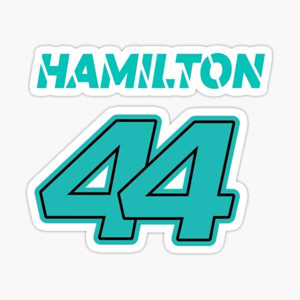 Lewis Hamilton 44 Mercedes 2023 Formula One Sticker, Lewis Hamilton Sticker, Lewis Hamilton Stickers#5