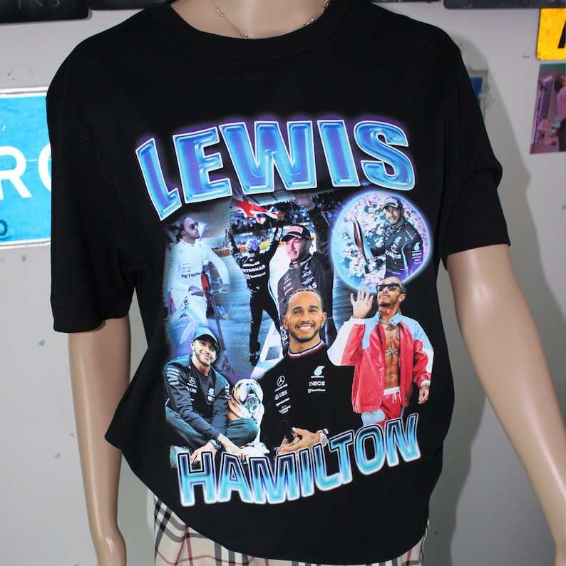 Lewis Hamilton Homage t-shirt, Lewis Hamilton T-shirt, Lewis Hamilton T-shirts