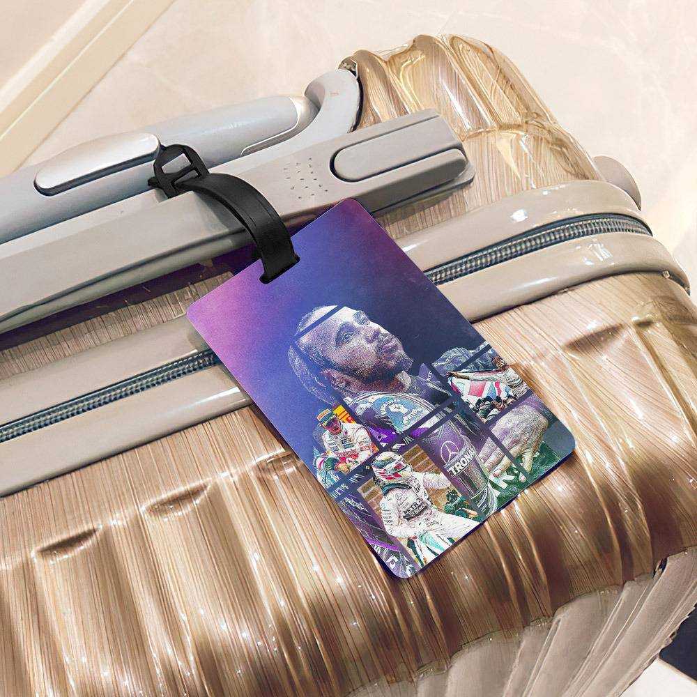 Lewis Hamilton Luggage Tag RECORD 92 RACE WINS Luggage Tag