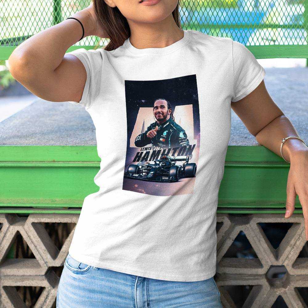 Lewis Hamilton T-shirt TuscanGP Winner T-shirt Cotton Tee