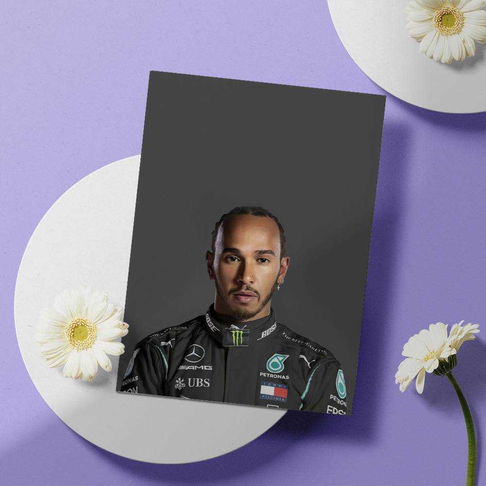 Lewis Hamilton Greeting Card F1 Championship 2020 Greeting Card