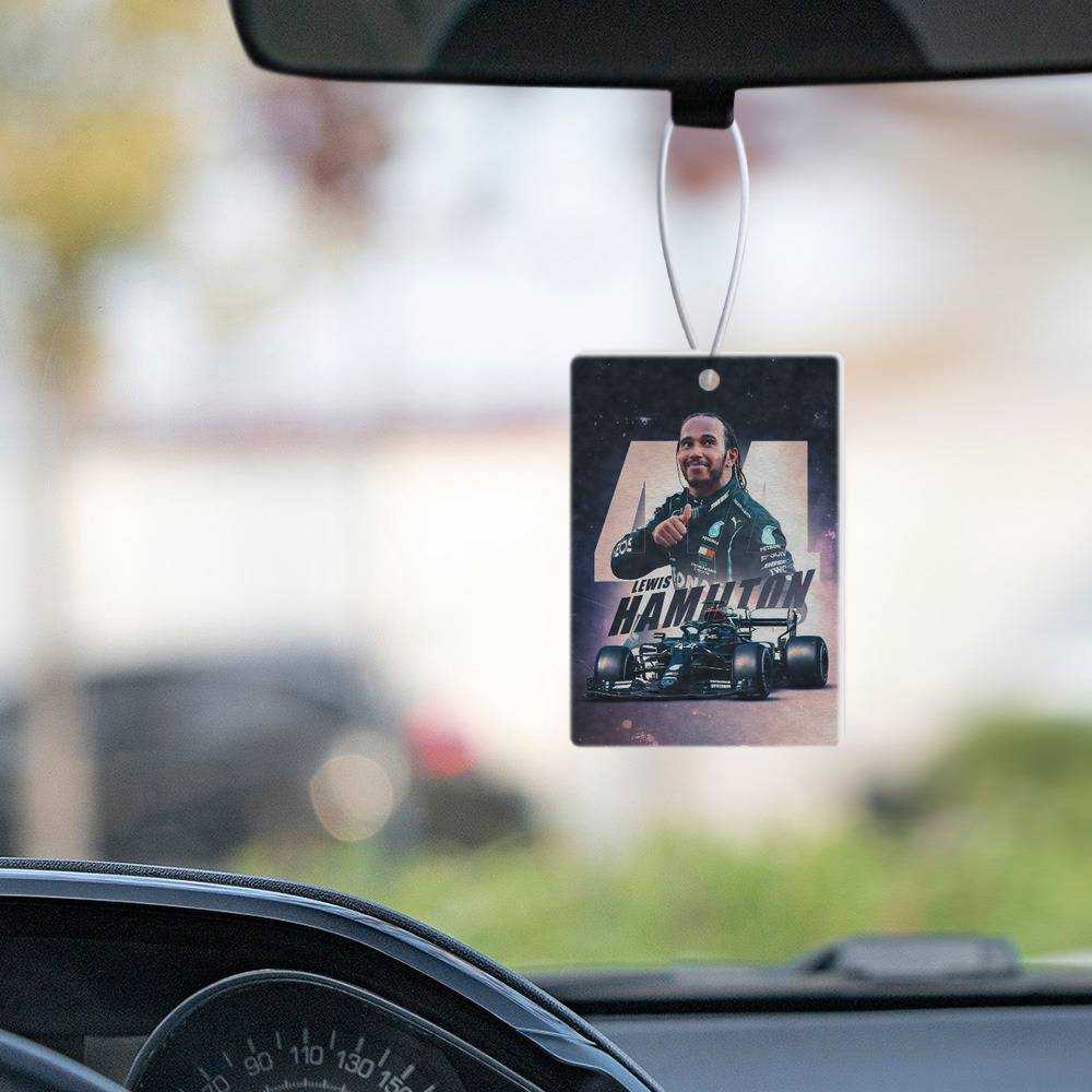 Lewis Hamilton Car Air Freshener Car Hanging Accessoires TuscanGP Winner Air Freshener