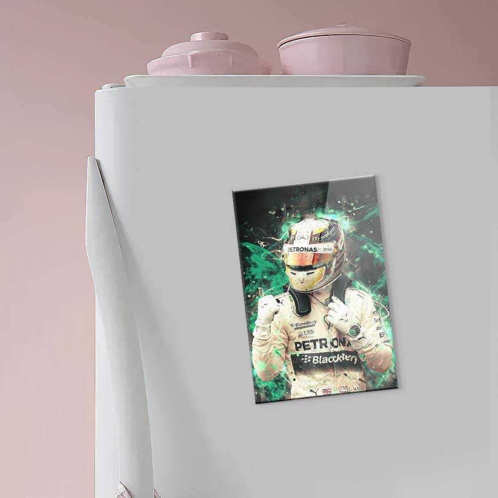 Lewis Hamilton Fridge Magnet Lewis Hamilton 2018 Fridge Magnet