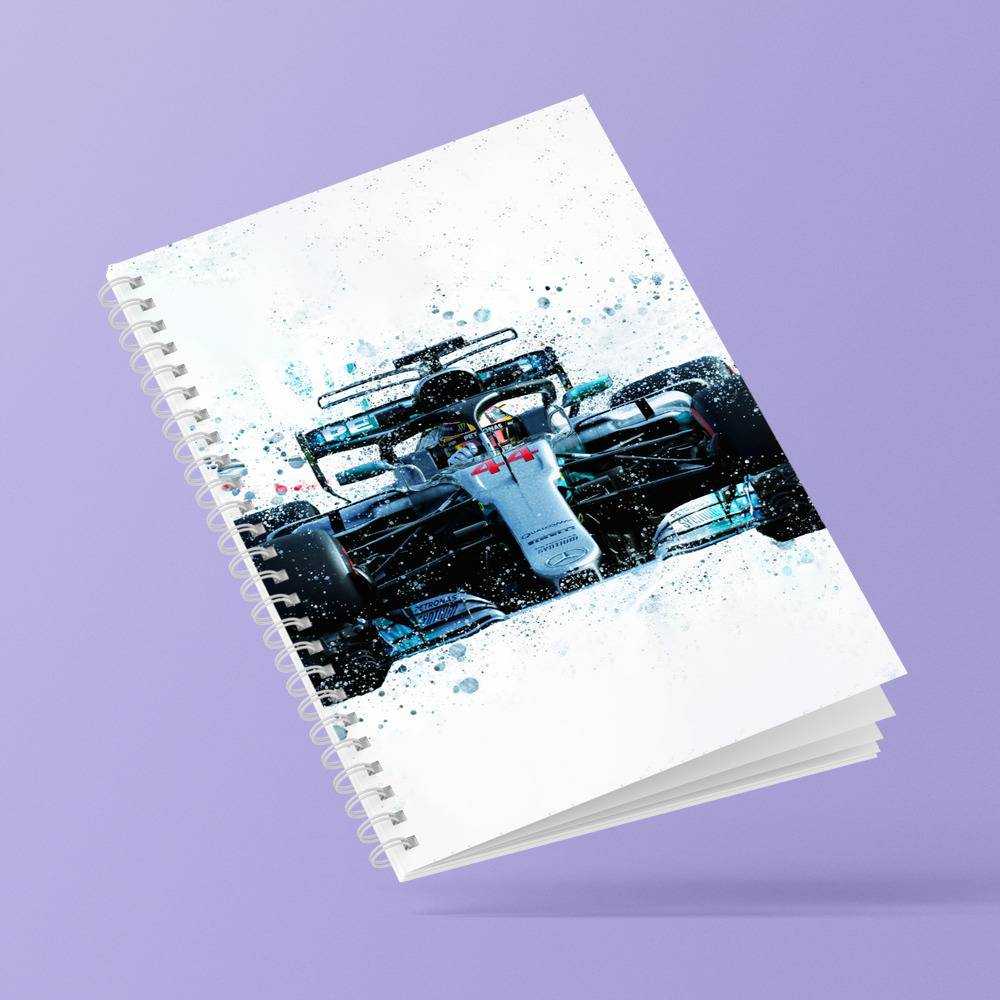 Lewis Hamilton Spiral Bound Notebook Journal Diary Hamilton 44 Notebook