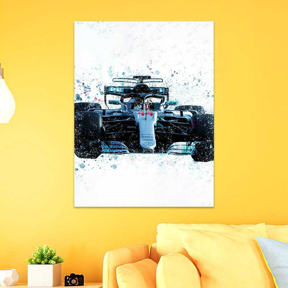 Lewis Hamilton Poster Hamilton 44 Poster Wall Art Sticky Poster