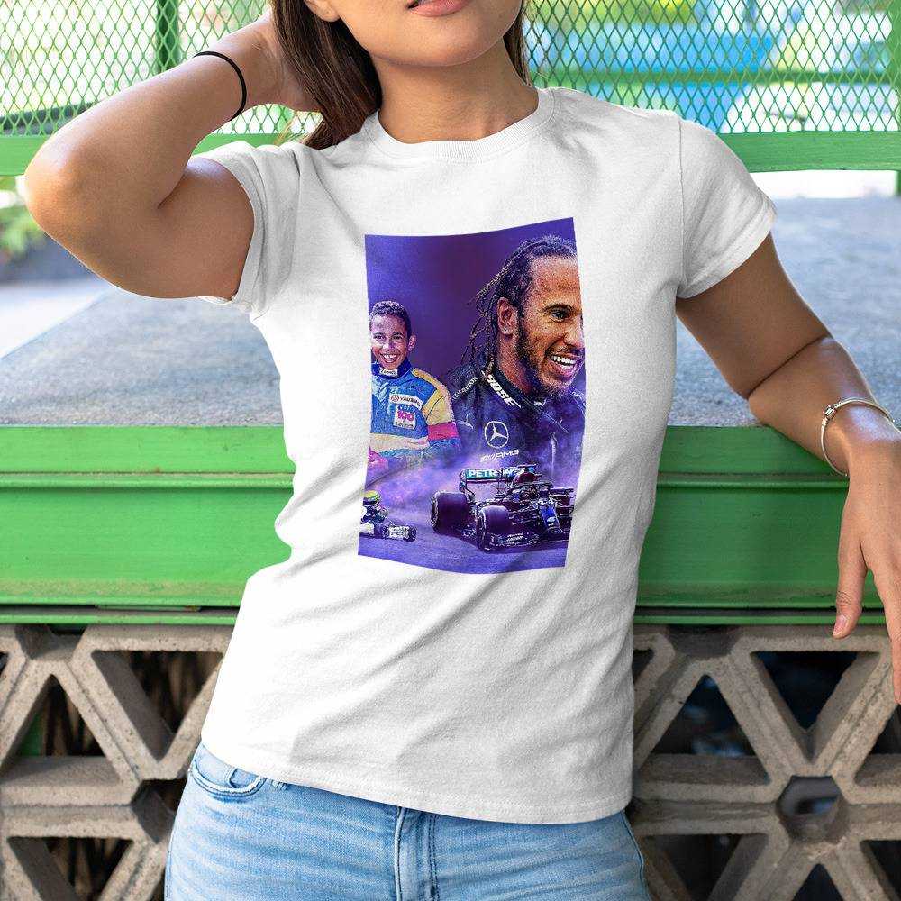 Lewis Hamilton T-shirt Hamilton F1 Championship 2020 T-shirt Cotton Tee