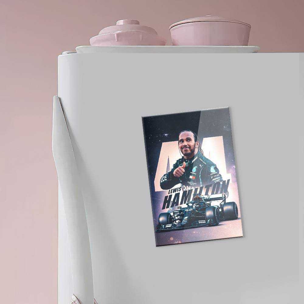 Lewis Hamilton Fridge Magnet TuscanGP Winner Fridge Magnet