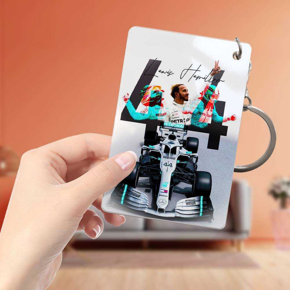 Lewis Hamilton Keychain 44 Lewis Hamilton by Lewis Hamilton Keychain